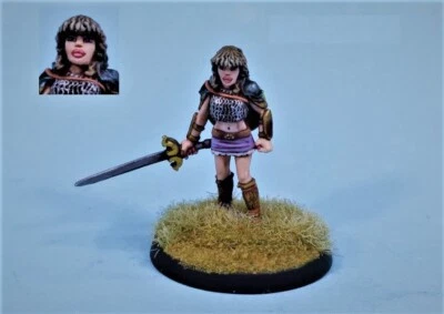 Ral partha painted miniature cute female fighter - Image 1 of 2