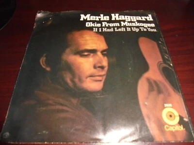 Merle Haggard, Okie from Msukogee, If I hadleft it up to you, 45 RPM  Vinyl , ex - Image 1 of 4