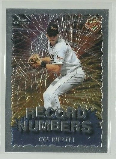 1999 Topps Chrome Record Numbers #RN9 Cal Ripken Jr (ref 90017) - Image 1 of 1