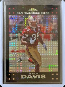 Vernon Davis - 2007 Topps Chrome Football - Black Xfractor #TC90 - Bild 1 von 1
