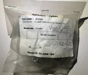 Mohr Pinchcock Clamps # 6020 ( 21720-020 ) - Small, 9.5 mm (3/8"), Pack of 10 - Picture 1 of 2