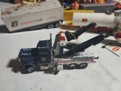 Camión grúa Matchbox Superkings Highway Patrol City Police 1978 de colección.  Foto 1 de 4