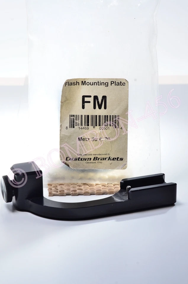 Custom Brackets Flash Plate FM F/Metz 50/70 MZ Series Handle-Mount FLASH - Image 1 of 2