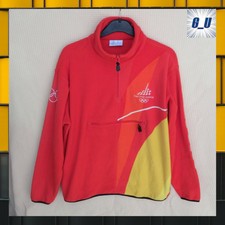 RARISSIMA FELPA PILE TRACKTOP ASICS TORINO 2006 WINTER OLYMPICS LARGE WINTER