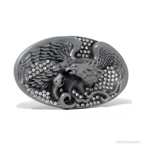 Belt Buckle Eagle Snake 1.5" Belt Opening Ladies Accessories Elegant yet Casual - Picture 1 of 2