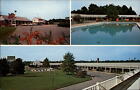 Emporia Virginia Reste' Motel Hwy 301 Swimming Pool Multiview Vintage Postcard