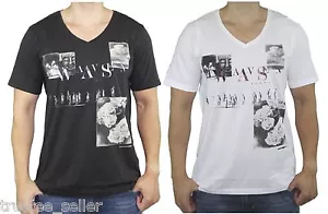 NWT DIESEL Brand Mens T RAFAE T Vintage Artist Logo Tee T-Shirt Top Black White - Picture 1 of 6