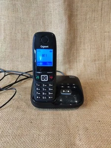 Gigaset AL414A Pojedynczy telefon bezprzewodowy DECT Telefon domowy Odbiornik Telefon Czarny - Zdjęcie 1 z 18