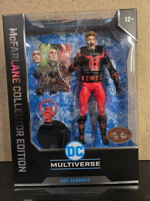 McFarlane DC Multiverse Red Lantern Guy Gardner Red Platinum Collectors Edition — 第 1/4 张图片