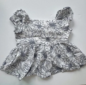 Joie Azul Blanco Floral Verano Casual Camisa Top para Niñas Pequeño 5/6 - Imagen 1 de 11