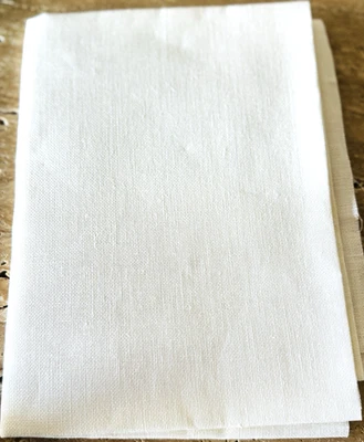 28 Count White Linen Fabric Cross Stitch, 27.5 in x 36 in - Image 1 of 3