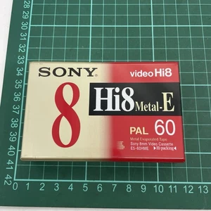 Sony Hi8 ME 60 Super Recordable Cassette Tape Metal PAL Brand New & Sealed NOS - Bild 1 von 6