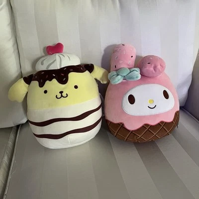 RARE NWT Hello Kitty & Friends Dessert Squishmallow  Set Of 2 - Image 1 of 4