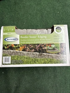 Borde de diseño de paisaje Suncast 12" borde decorativo de piedra natural 10 pies - Imagen 1 de 5