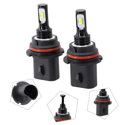High Intensity Beam 9007 HB5 CSP LED Headlight Bulbs High Low Beam 6000K White - Image 1 of 4