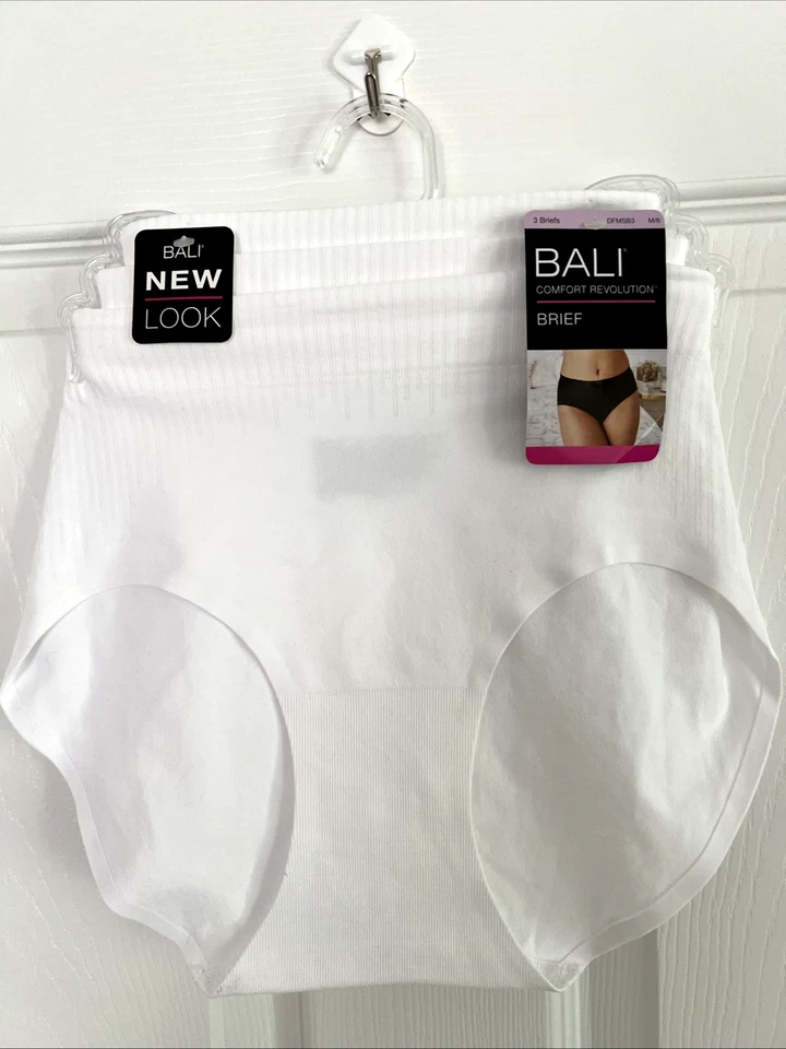 Bali Women's Comfort Revolution Brief Panty 3-Pair DFMSB3 2XL/9