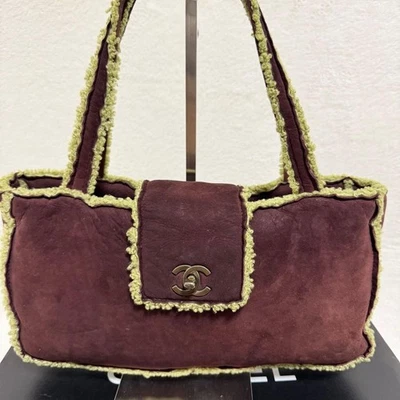 CHANEL Chanel handbag mouton turn lock boa Auth - Image 1 of 4