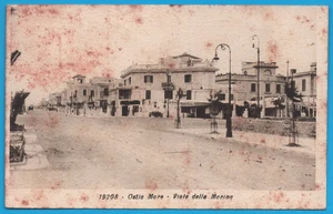 Roma Ostia Mare Viale della Marina 1929 FP cartolina vintage postcard MA2496 - Picture 1 of 2