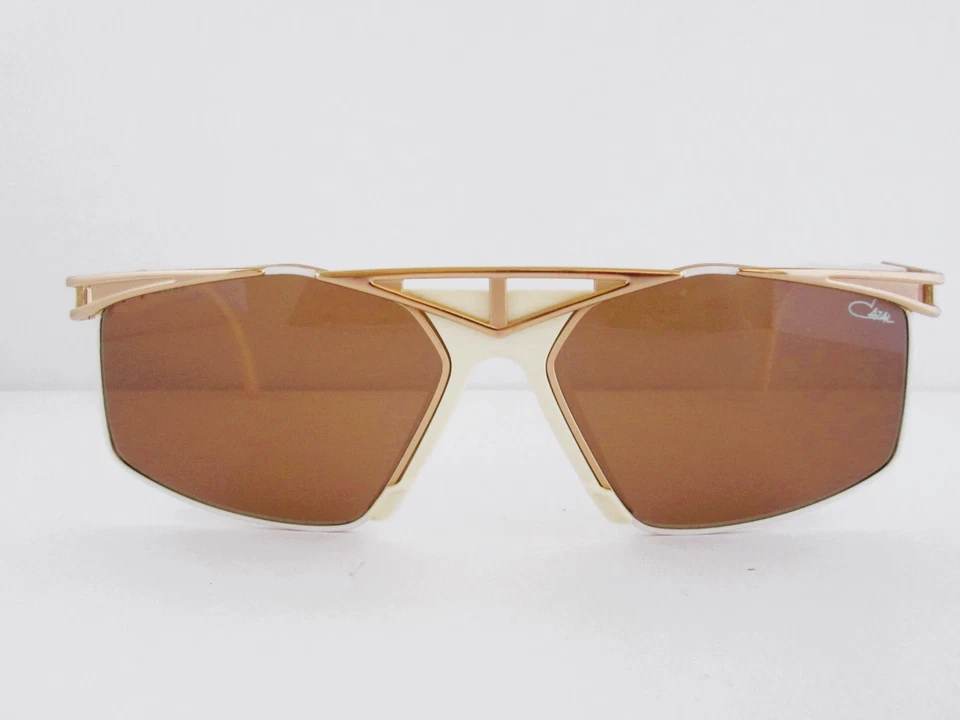 CAZAL Mod. Gafas de sol 962 C. 729 vintage blancas y doradas auténticas años 90 Alemania nuevas de stock Foto 1 de 4