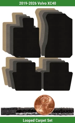 Juego de alfombrillas clásicas personalizadas para Volvo XC40 2019-2026 (4 piezas) #10G8 Foto 1 de 4