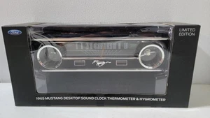 (NEW) Mark Feldstein & Associates Ford 1965 Mustang Dashboard Clock Thermometer - Picture 1 of 2