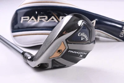 Left Hand Callaway Paradym #4 Hybrid / 21 Degree / Regular Flex HZRDUS Silver 65 - Image 1 of 4