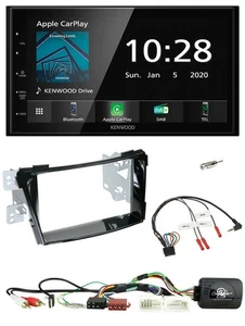 Kenwood Bluetooth Lenkrad DAB USB 2DIN Autoradio für Hyundai i40 11-19 USB AUX K - Bild 1 von 11