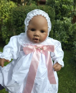 Zapf Puppe Little Chou Chou dunkel 42 cm Babypuppe SET 01 Spielpuppe 2002, Doll - Bild 1 von 24