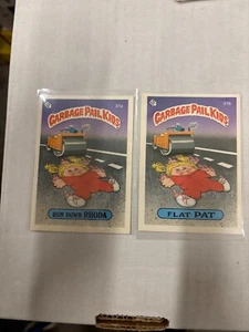 1985 Topps Garbage Pail Kids Series 1 OS1 GPK Run Down Rhoda 31a Flat Pat 31b - Picture 1 of 2