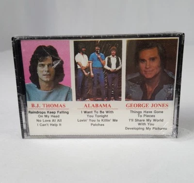 George Jones, Alabama, B.J. Thomas  (1987, Highland Music) Cassette Tape, SEALED - Image 1 of 4