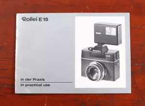 ROLLEI E 15 INSTRUCCIONES DE FLASH ALEMÁN/131315 - Imagen 1 de 1