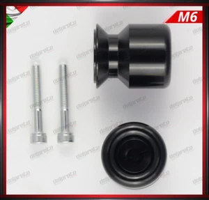 COPPIA NOTTOLINI M6 NERO SUPPORTI CAVALLETTO ACCESSORIO ALZAMOTO UNIVERSALI - Bild 1 von 1