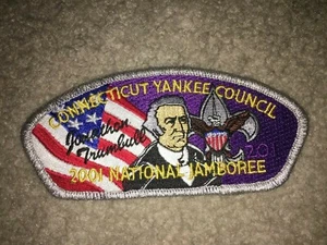 Boy Scout Jonathon Trumbull Connecticut Yankee Council JSP 2001 Jamboree Patch - Picture 1 of 1