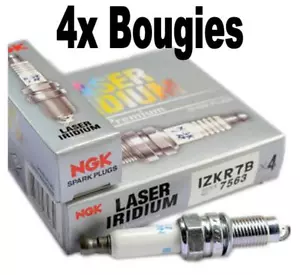 4x CANDLE NGK IRIDIUM DILKAR7C9H RENAULT CLIO IV (BH_) 1.6 RS 200ch - Picture 1 of 1