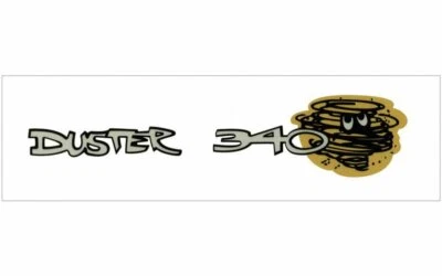 Fits 1970-1972 Plymouth Duster 340 Dust Cloud Tail Panel Decal QG-CPDU-7072-221 - Image 1 of 2