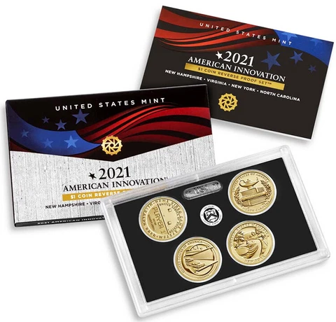 2021 Unites States Innovation Dollar Reverse Proof Set Cover