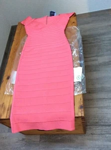 HERVE LEGER BY MAX AZRIA NEU MIT ETIKETT ORIGINAL KLEID S 34/36 KELIS 1290 EURO - Bild 1 von 12
