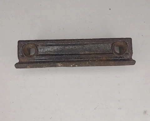 Antique Cast Iron Rim Lock Keeper or Catch 3" Clearance Good Condition Clean Cover