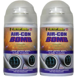 2x Air Con Bomb AC Spray Cleaner Conditioning Purifier Valet Cleaning Car 150ml - Picture 1 of 3