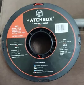 HATCHBOX - PLA 1.75 mm - 3D Printer Filament in Red - 1kg Spool - Picture 1 of 5