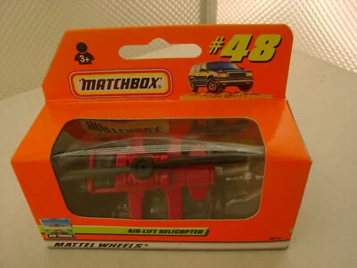 2000 MATCHBOX SUPERFAST 1:80 SCALE #48 AIR-LIFT HELICOPTER NEW IN BOX - Image 1 of 4