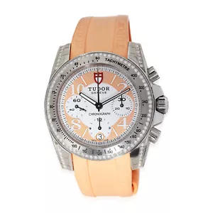Tudor Gran Tour Chrono 20310 Unisex Watch in Stainless Steel 0.5 CTW - Picture 1 of 5