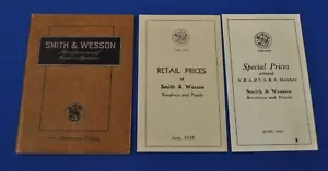 CATÁLOGO ORIGINAL DE PREGUERRA S&W 1936 80 ANIVERSARIO Y LISTAS DE PRECIOS - ¡MUY ESCASO! - Imagen 1 de 8