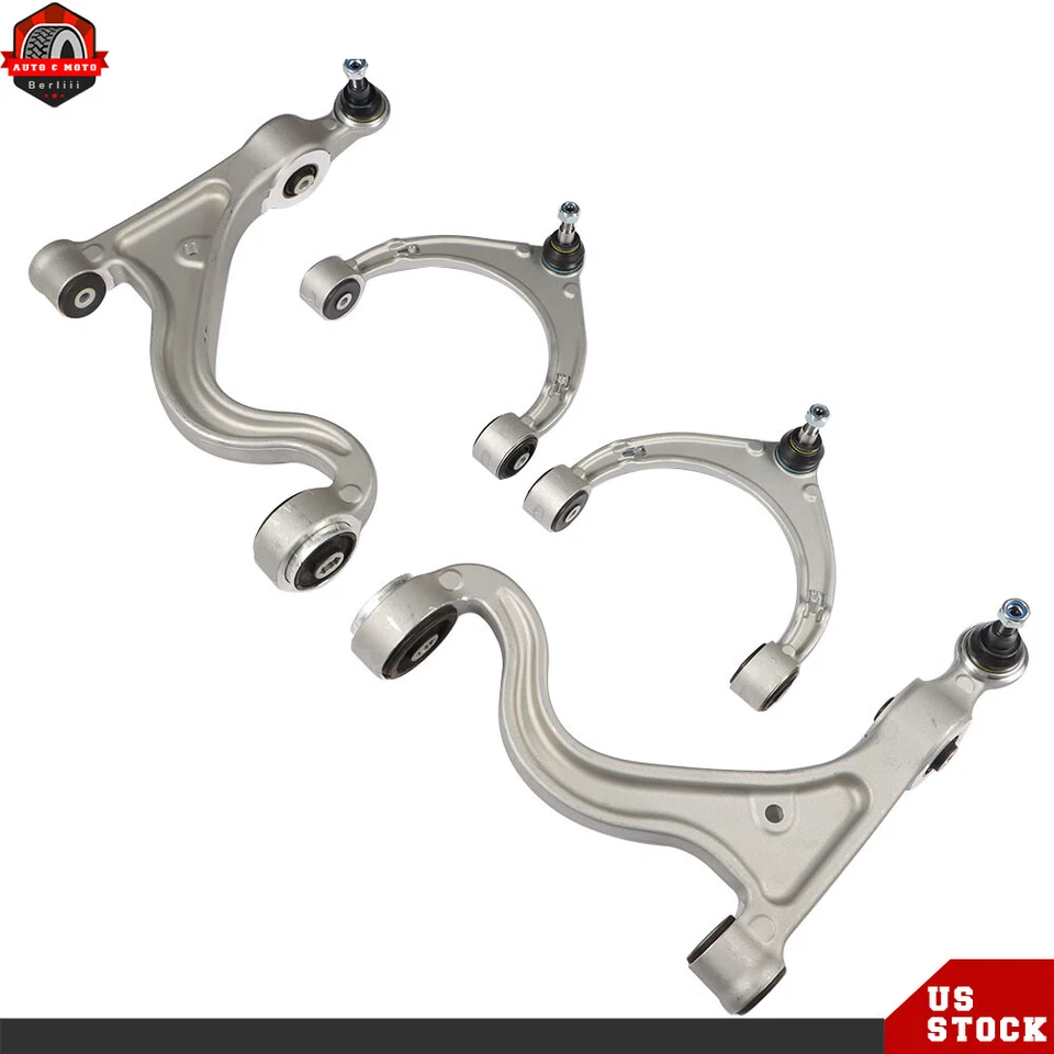 Set Front Upper Lower Control Arms For 2010/2011/2012/2013 Porsche Panamera - Image 1 of 4