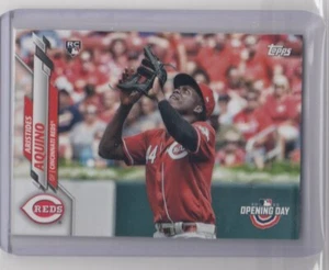 2020 Topps Opening Day ARISTIDES AQUINO Rookie Variation SSP #147 Reds - Picture 1 of 1