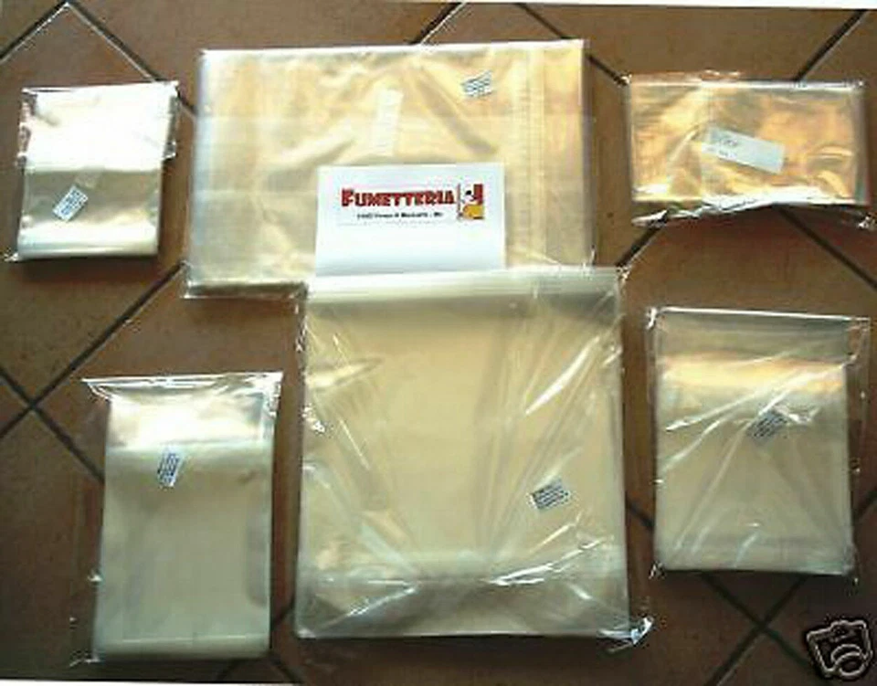 BUSTE PROTETTIVE PER FUMETTI formato Bonelli -17 X 21,3 CM  PACCO DA 100 PZ - Foto 1 de 1