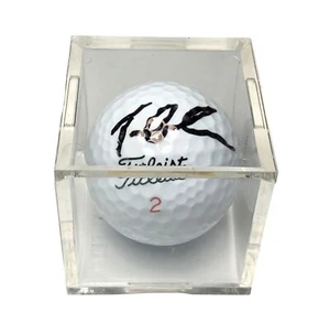 TOM LEHMAN SIGNED AUTOGRAPH GOLF BALL TITLEIST With Case - Picture 1 of 5