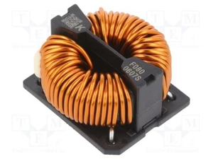 7,4mH -40÷150°C THT Drossel: Draht mit Kompensierung 14,2mΩ - Bild 1 von 1