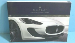 12 2012 Maserati Granturismo MC owners manual ORIGINAL - Picture 1 of 3