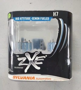 Sylvania SilverStar ZXE H7 Headlight Bulb Set Xenon Fueled Halogen - Picture 1 of 2